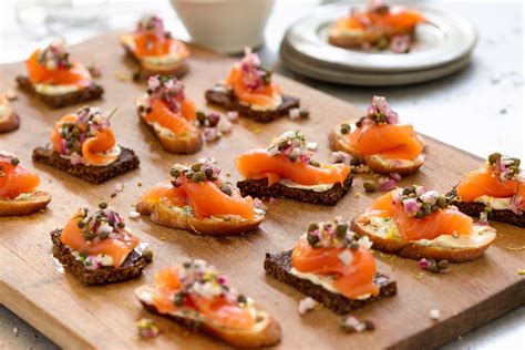 Smoked Salmon Tartines With Red Onion-caper Relish Recipe | Relish recipes, Recipes, Cooking recipes