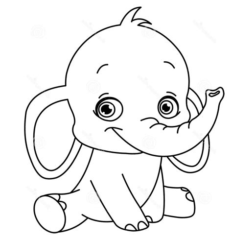 Baby Elephant Coloring Pages Coloring Pages