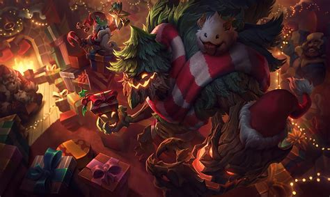 Festive Maokai Update, Snow Day Graves, Santa Braum & Bad Santa HD wallpaper | Pxfuel