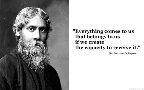 Rabindranath Tagore Create The Capacity Quotes Wallpaper 10843 - Baltana