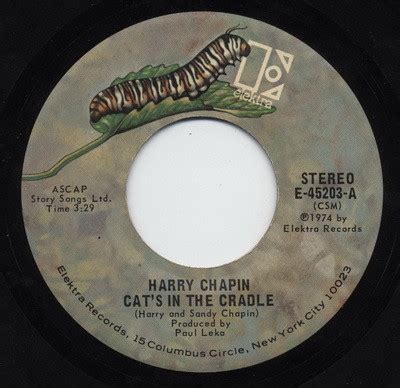 Harry Chapin - Cat's In The Cradle (1974, Vinyl) | Discogs