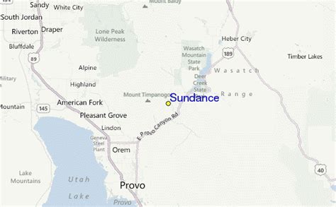 Sundance Ski Resort Guide, Location Map & Sundance ski holiday accommodation