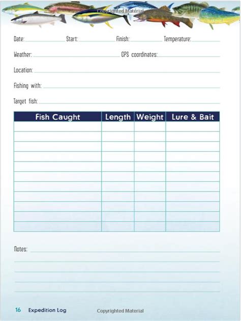 An Angler's Journal: Track & Improve Your Fishing Success