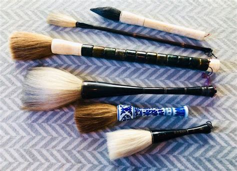 Vintage Japanese Calligraphy Brushes in Choice of Colors with | Etsy ...