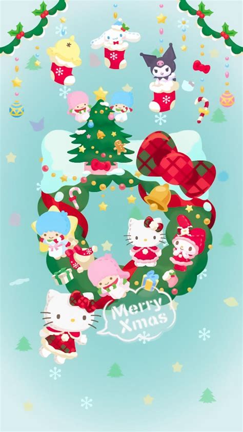 hello kitty christmas wallpapers