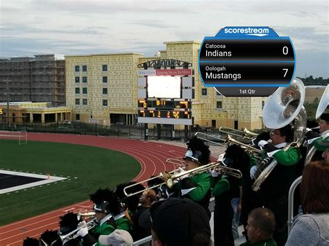 The Oologah Mustangs defeat the Catoosa Indians 28 to 20 - ScoreStream