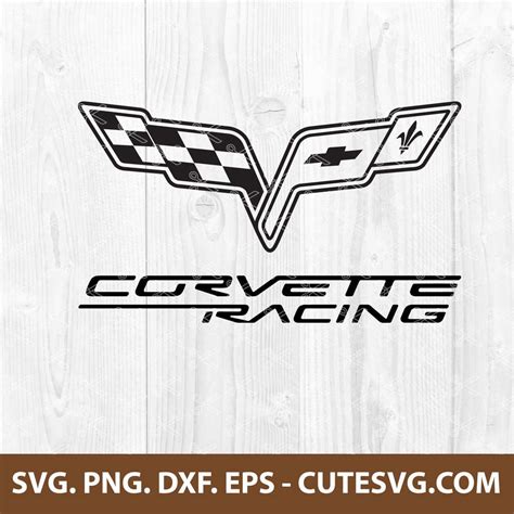 Corvette SVG Cut File | Corvette Flags SVG | Chevrolet Classic logo SVG | PNG | DXF | EPS | for ...