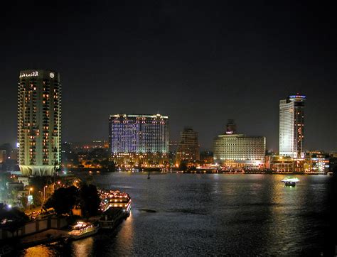 Egypt-2B-002 - Cairo at Night | Night view of the Nile River… | Flickr