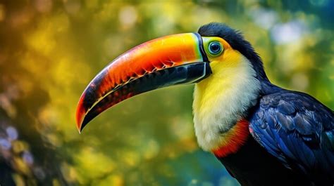 Premium AI Image | A beautiful exotic toucan bird with a large keeled ...