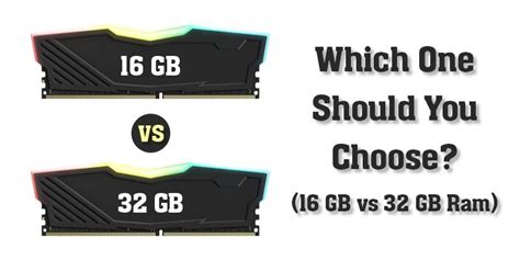 16 GB Vs 32 GB RAM | Select the Memory as Your Demand