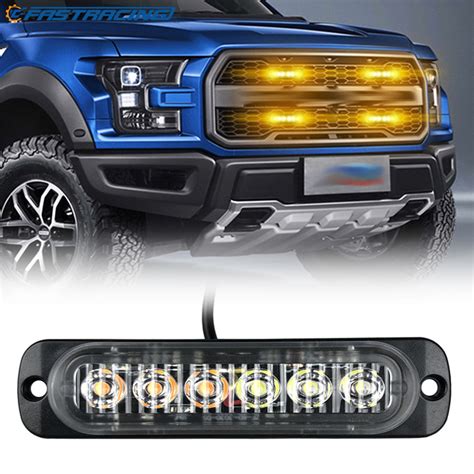 6LED Car Strobe Warning Light Grill Flashing Breakdown Emergency Lamp - China LED Light and LED ...