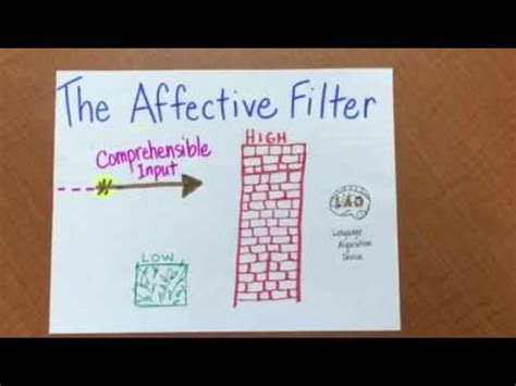 The Affective Filter Hypothesis - YouTube