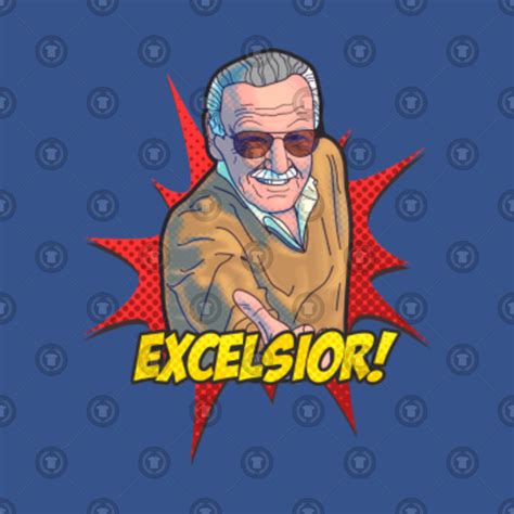 Stan Lee EXCELSIOR! - Stan Lee Excelsior Marvel Comics - Onesie | TeePublic