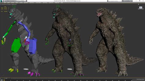 3D Monster Godzilla Rigged - TurboSquid 2091961