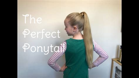 The Perfect Ponytail hair tutorial by Two Little Girls Hairstyles - YouTube