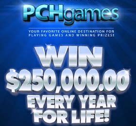 pchgames.com $250,000 a Year for Life | Pch sweepstakes, Win for life, Sweepstakes