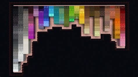 An actually accurate gradient of all colors in minecraft including warm ...