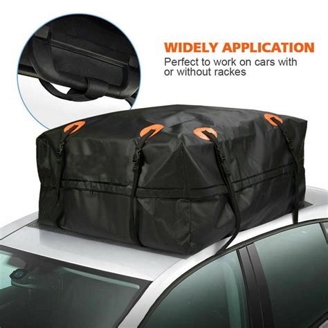 Universal Waterproof Car Roof Top Rack Bag Cargo Carrier Luggage Bag ...