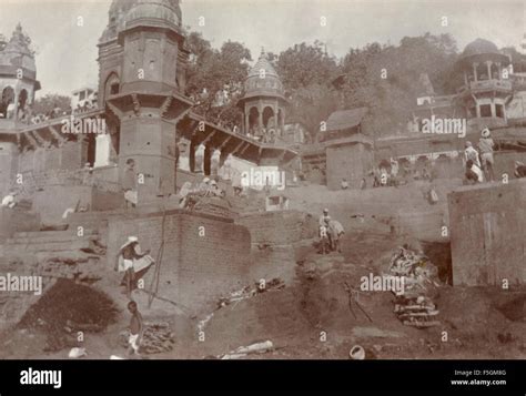 Temple in Benares, India Stock Photo - Alamy