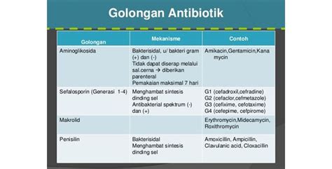 Golongan Obat Antibiotik - Homecare24