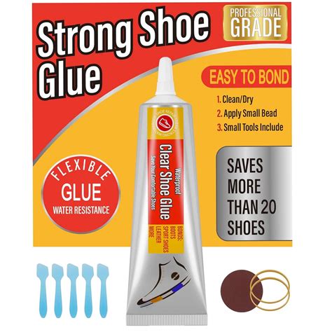 Amazon.com: Shoe Glue Sole Repair Adhesive, Evatage Waterproof Shoe Repair Glue Kit with Shoe ...