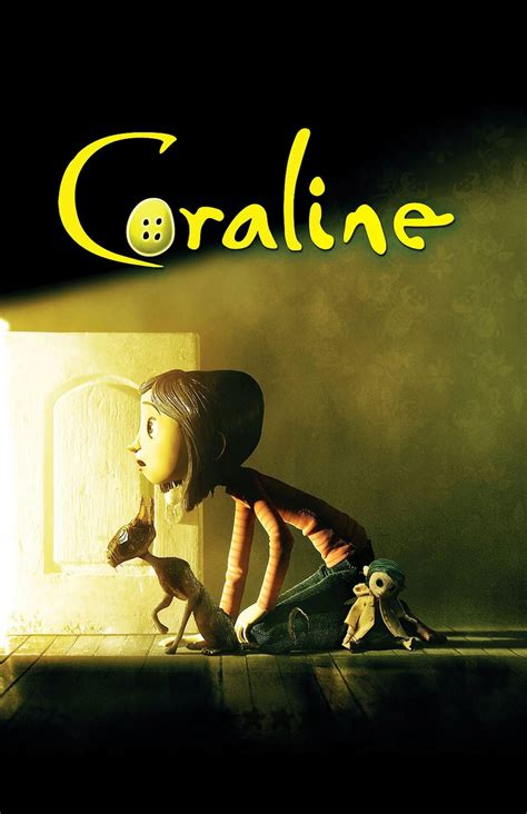 Coraline 2009 Movie Poster Print Wall Art Decor, Stop-motion Animated ...