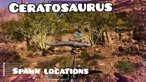 Best Ceratosaurus spawn location on scorched earth | Ark survival ascended #ark #dinosaurs # ...