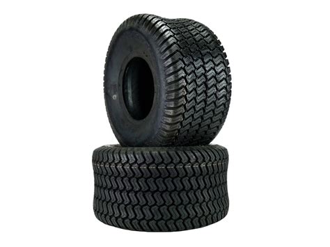 (2) 20x10.00-8 Turf Tires 4 Ply Lawn Mower and Garden Tractor 20x10x8 ...