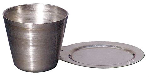 UNITED 40 mm Stainless Steel Crucible with Lid - 23YW78|SSR030 - Grainger