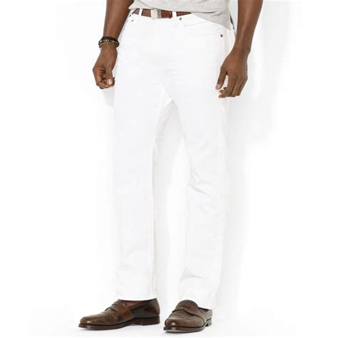 Lyst - Polo Ralph Lauren Polo Big and Tall Classicfit Hudson White ...