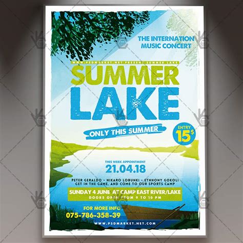 Summer Lake - Premium Flyer PSD Template | PSDmarket