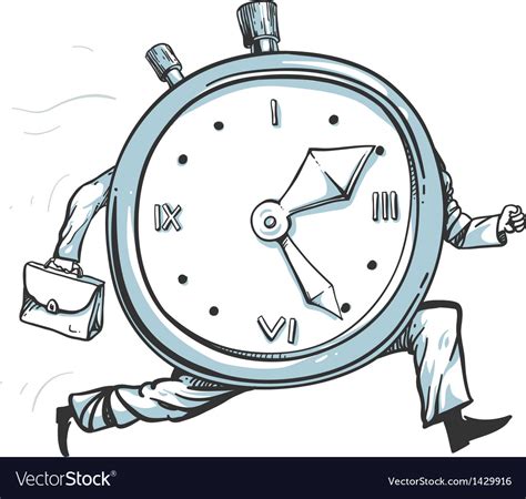 Clock running out time Royalty Free Vector Image