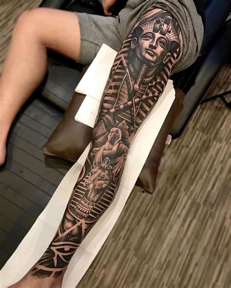 45 Jaw-Dropping Leg Sleeve Tattoos That Will Make You Want One | Bored Panda