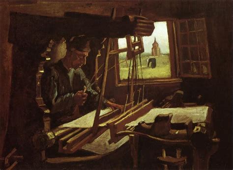 Weaver near an Open Window, 1884 - Vincent van Gogh - WikiArt.org