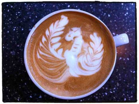 Latte Art .. Free Pour Dragon | Latte art, Latte, Coffee love