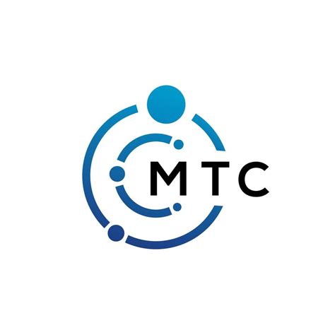 MTC letter technology logo design on white background. MTC creative ...