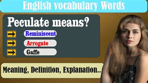 What does Peculate mean? | What is Peculate ? | Peculate meaning in English | English Grammar ...