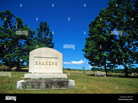 Shaker Village, Sabbathday Lake, Maine, USA Stock Photo - Alamy