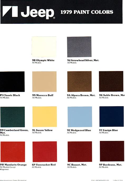 Jeep Paint Color Codes 2003 - Paint Color Ideas