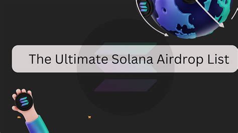 The Ultimate Solana Airdrop List. What are Solana Airdrops? | by ...