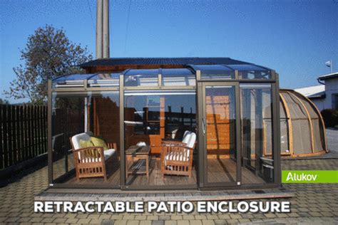 Retractable Patio Enclosure Corso - Openable Sunroom GIF - Find & Share on GIPHY | Patio ...