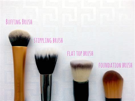 Apsara; The Beauty of Women: Beauty Basic: 4 Types Of Foundation Brushes