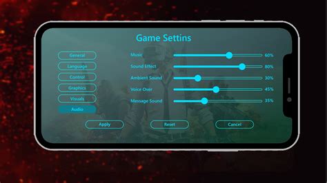 Game Setting UI Design (2) | Images :: Behance