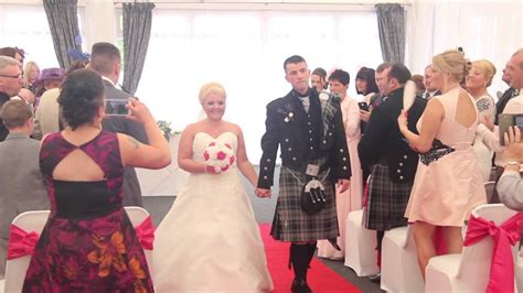 Claire & Andrew - Our Wedding Highlights - Alona Hotel, Motherwell. - YouTube