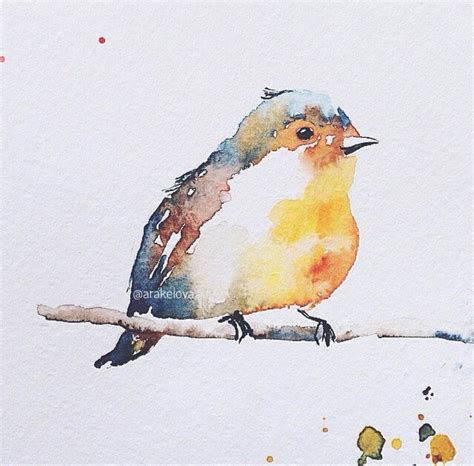 Watercolor bird | Watercolor bird, Bird watercolor paintings, Watercolor art