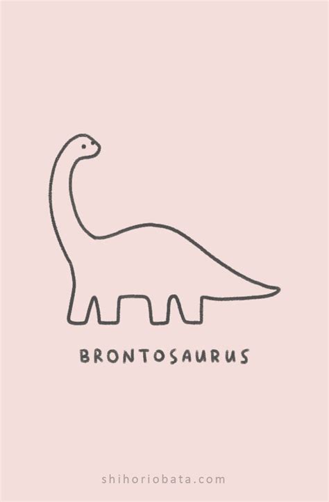 22 Cute Easy Dinosaur Drawing Ideas