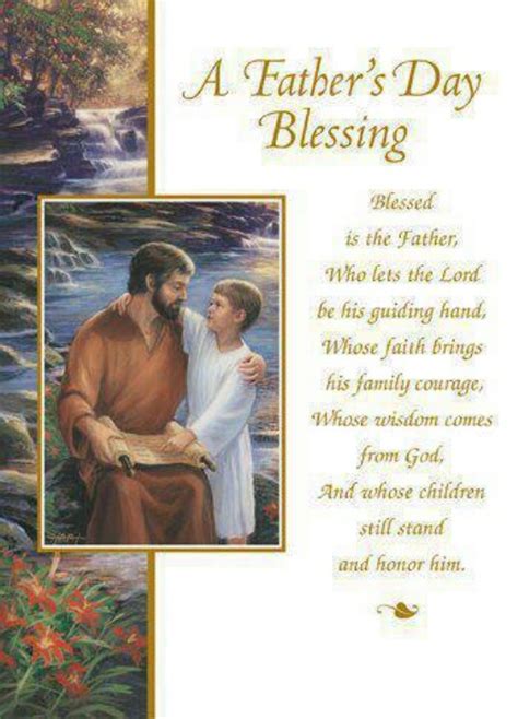 A Father's Day Blessing | Fathers day poems, Father quotes, Father