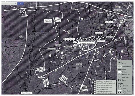 Locality map of the Westonaria and Merafong City Local Municipality ...