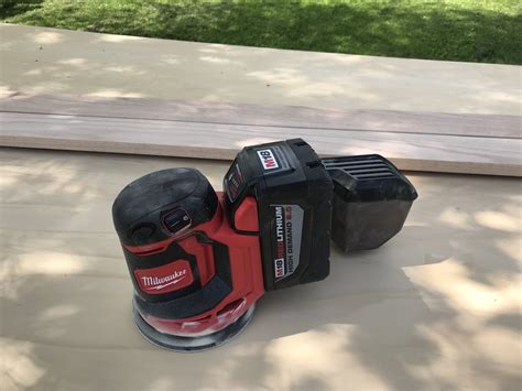 Milwaukee M18 Random Orbit Sander Review - Smooth Boards, No Cords - Home Fixated