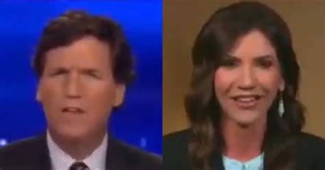 Tucker Carlson Slams SD Gov. Kristi Noem for Flip Flopping on Transgender Bill Due to Possible ...